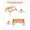 2-in-1 Picnic Table & Bench Set, Outdoor Wooden Folding with Umbrella Hole
